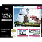 Zieler Kit Di Pittura Paint By Numbers Windmill