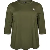ACTIVE By Zizzi Maglia funzionale 'Abasic One' oliva