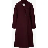 Selected Cappotto Lungo Donne Rosso 36