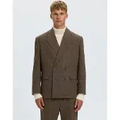 Selected Giacca A Doppio Petto Uomini Marrone 48