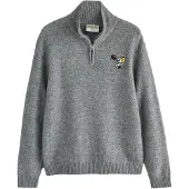 Next Pullover giallo / grigio sfumato / nero / bianco