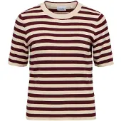 Object Pullover 'OBJESTER' crema / cioccolato