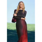Desigual , vestito in maglia a maniche lunghe, Donna, Poliestere, Nero, XS