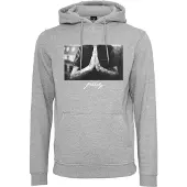 Mister tee Felpa 'Pray' antracite / grigio scuro / grigio sfumato