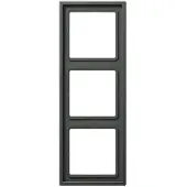 JUNG Telaio a 3 ingressi scala antracite/verticale AL 2983 AN