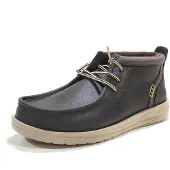 HeyDude per uomo. HD42051 Scarpe Wally Mid Gripr Classic marrone (41), Basso, Stringhe, Casual