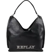 Replay Borsa a spalla 47 cm nero