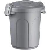 Stefanplast Bidone Con Coperchio Speedy Lt8 Silver