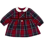 Chicco Abito melanzana / mandarino / rosso / bianco