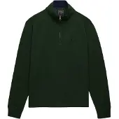 Superdry Felpa Con Mezza Zip Garment Dye Rib