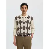Selected Camicia Polo In Maglia Uomini Grigio XXL