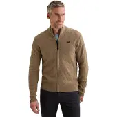 Vanguard Giacchetta 'Bonded cotton cardigan with allover textured pattern' bianco