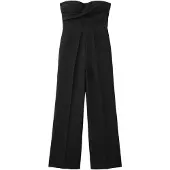 Mango Tuta jumpsuit 'LOVE2' nero