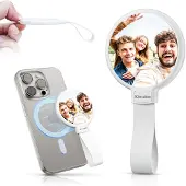 Merkloos Specchio magnetico per telefono, ideale per il trucco