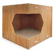 Dripio Kratzbaum per gatti, in legno/cartone, 40x40x35 cm
