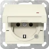 Gira Presa SCHUKO KD Kontroll + SP System 55 bianco crema 455201