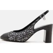 Michael Kors Décolleté sling 'PIPER FLEX' nero / argento
