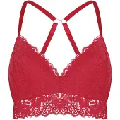 Hunkemoller Reggiseno 'Andrea' rosso scuro