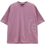 CMP Loose Fit T-Shirt T-shirt Uomo (S, fuchsia)
