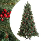 Syfax Albero di Natale Artificiale con Rami Pieghevoli 240 cm