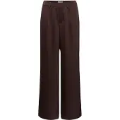 Object Pantaloni con pieghe 'OBJChilli' marrone scuro