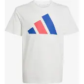 Adidas Kid's Bold Tee 160 T-shirt Bambini (128, bianco)