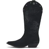 Ed Hardy Stivale da cowboy nero