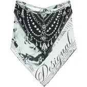 Desigual Foulard blu / nero / offwhite