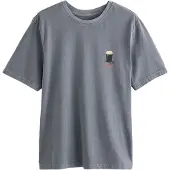 Next Maglietta 'Christmas' opale / grigio / rosso scuro / nero
