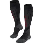 Falke Women's SK5 Expert Calze da sci Donna (39-40, nero/grigio)