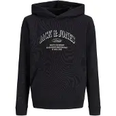 Jack & Jones Kids Junior Felpa 'JJEDENVER' nero / nero sfumato / bianco