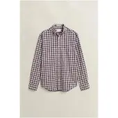 Gant Camicia blu scuro / rosso carminio / bianco