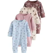 Next Pigiama crema / blu chiaro / marrone / rosa antico