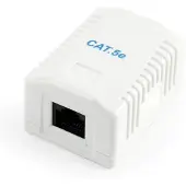 Gembird NCAC-1U5E-01, RJ-45, bianco, femmina, diritto, Cat5e, U/UTP (UTP)