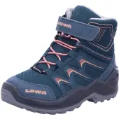 Lowa Boots 'Maddox Warm GTX' petrolio / rosa antico / nero