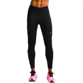Nike Pantaloni sportivi 'Tempo Flash' grigio argento / nero