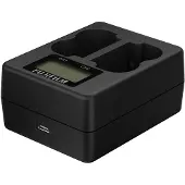 Fujifilm BC-W235 - Doppio Caricabatterie NP-W235 - USB-C - Nero