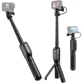 Telesin Powerbank Bastone per selfie Treppiede con telecomando per GoPro