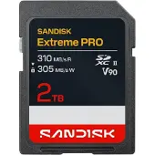 SanDisk Extreme PRO 2TB SDXC 310MB/s UHS-II V90