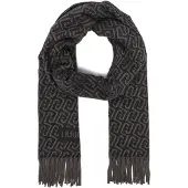 Liu Jo stola con logo monogram nera