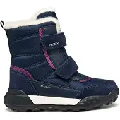 Geox Boots da neve 'J TREKKYUP ABX' marino / lilla / bianco