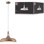 Paulmann Lampada a sospensione Juna STYLE, marrone, Ø 34 cm, metallo