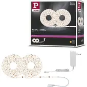 Paulmann Set di strisce LED SimpLED, 22 W, 3.000 K, 10 m, rivestite