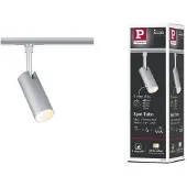Paulmann URail-Faretto Tubo, cromo opaco, dimmerabile a 3 livelli, CCT