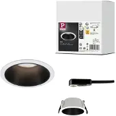 Paulmann Cole faretto GU10, bianco/nero