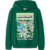 Name it Felpa 'Minecraft' verde chiaro / verde scuro / nero / bianco