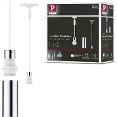 Paulmann URail Lampada a sospensione 2Easy, bianco segnale, metallo, E27