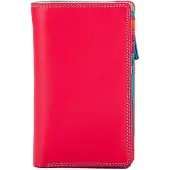 Mywalit Portafoglio Protezione RFID Vera Pelle 8 cm rosso