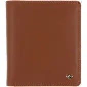 Golden Head Polo Portafoglio Protezione RFID Vera Pelle 13 cm marrone