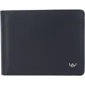 Golden Head Polo Portafoglio Protezione RFID Vera Pelle 12 cm blu